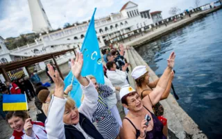 Собрание «моржей» в Севастополе