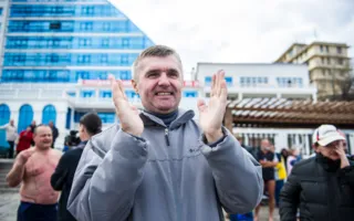 Собрание «моржей» в Севастополе