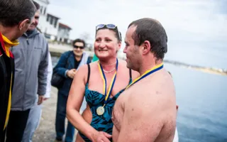 Собрание «моржей» в Севастополе