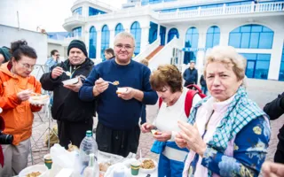 Собрание «моржей» в Севастополе
