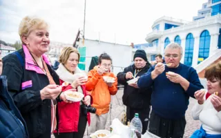 Собрание «моржей» в Севастополе