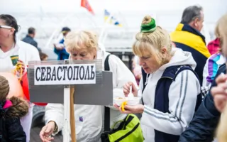 Собрание «моржей» в Севастополе