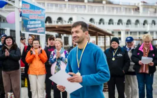 Собрание «моржей» в Севастополе