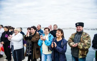 Собрание «моржей» в Севастополе