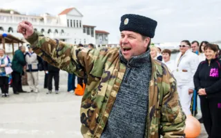 Собрание «моржей» в Севастополе