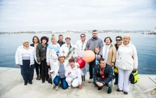 Собрание «моржей» в Севастополе