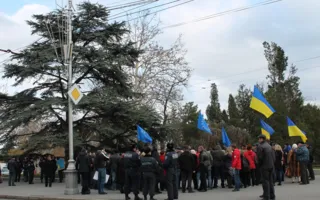 В Севастополе «Евромайдан» состоялся в обход запрета власти