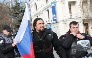«Предупредительный митинг» с участием байкеров — ответ «Евромайдану»
