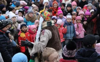 Гагаринский район зажёг новогоднюю ёлку