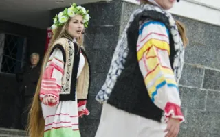В Севастополе на площади перед УКИЦ весело отпраздновали Рождество