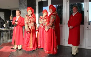 В Севастополе на площади перед УКИЦ весело отпраздновали Рождество