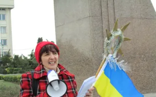 Севастопольский «Евромайдан» возле памятника Шевченко был проигнорирован пророссийскими силами