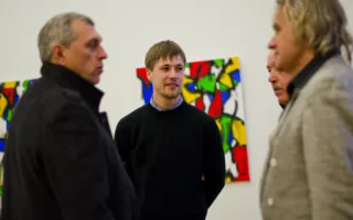 «Гений» абстракционизма Владимир Бойченко представил выставку живописи