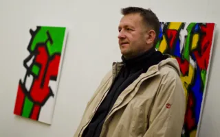 «Гений» абстракционизма Владимир Бойченко представил выставку живописи