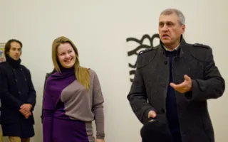 «Гений» абстракционизма Владимир Бойченко представил выставку живописи