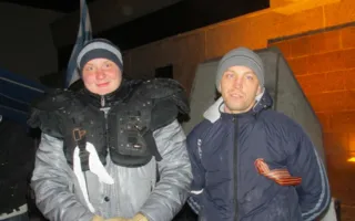 Палатка народного ополчения под СГГА готова встретить и «боевиков», и морозы