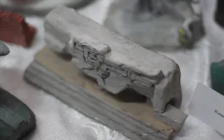 Выставка на военную тематику юного скульптора Сергея Семенко