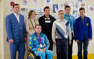 Севастопольские чемпионы зажгли символический олимпийский факел