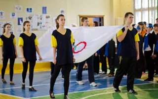 Севастопольские чемпионы зажгли символический олимпийский факел