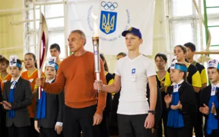 Севастопольские чемпионы зажгли символический олимпийский факел