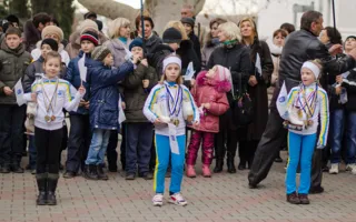 В Севастополе подняли флаг XXII зимних Олимпийских игр в Сочи — 2014
