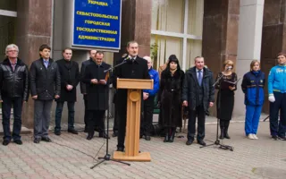 В Севастополе подняли флаг XXII зимних Олимпийских игр в Сочи — 2014