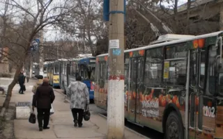 ДТП на перекрёстке в час пик парализовало движение троллейбусов