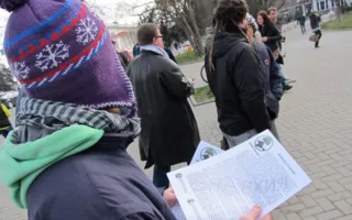 Севастопольские анархисты провели акцию «Нет экологической катастрофе»