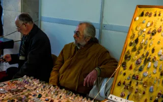 Уникальную экспозицию метеоритов севастопольцы смогли увидеть на выставке-ярмарке «Крым самоцветный»