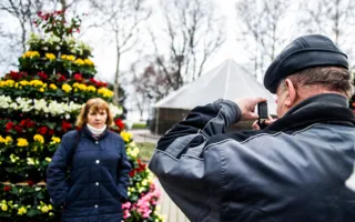 Цветочная выставка в последний зимний месяц подарила городу весну