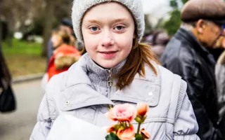 Цветочная выставка в последний зимний месяц подарила городу весну