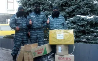 На «Чайке» закрылся пункт сбора помощи беркутовцам, находящимся в Киеве