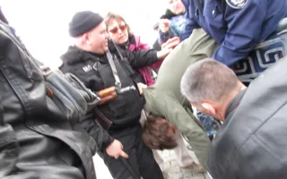 Активист «Евромайдана» Неганов был избит разъярёнными митингующими на площади Нахимова