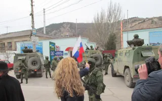 Морскую охрану заблокировали российские военнослужащие. Фоторепортаж из Балаклавы