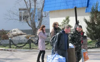 Украинские моряки покидают штаб ВМСУ. Гайдук арестован