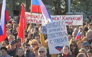 Севастопольцы поддержали восставших жителей Юго-Востока