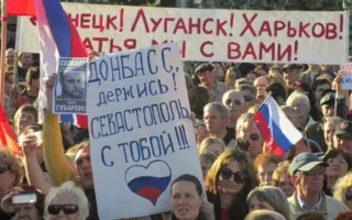 Севастопольцы поддержали восставших жителей Юго-Востока