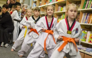 Спортивный праздник в «Атриуме» — презентация клуба боевых искусств «Тэгук»