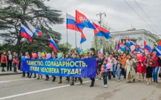 Первый российский Первомай в Севастополе