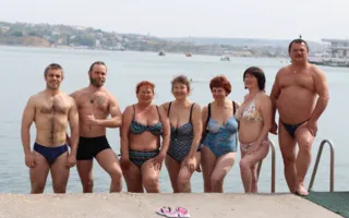 В Севастополь на слёт прибыли «моржи»