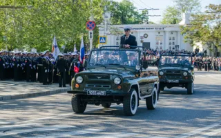 Генеральная репетиция парада 9 мая в Севастополе