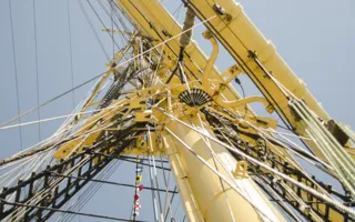 Легендарный парусник «Крузенштерн» в Севастополе
