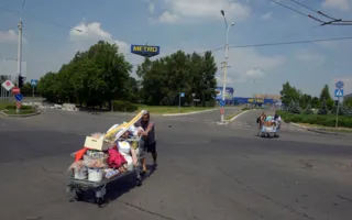 В Донецке разграблен супермаркет «Metro»