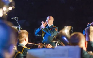 Военные оркестры России выступили на Михайловской батарее