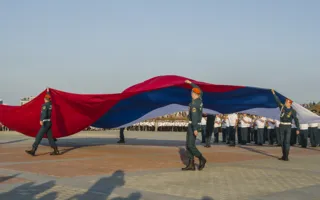 Фестиваль военных оркестров завершился гранд-дефиле
