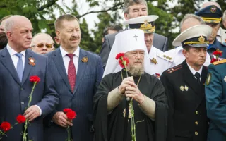 В Парке Победы установили часовню в честь защитников отечества