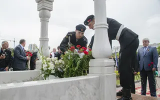 В Парке Победы установили часовню в честь защитников отечества
