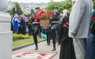 В Парке Победы установили часовню в честь защитников отечества
