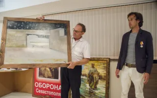«Севастопольцы». Открытие выставки в музее «35-я береговая батарея»