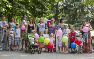 В Севастополе состоялся Парад счастливых семей